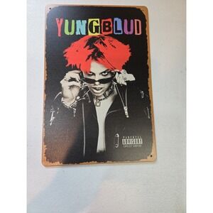 Yungblud Indie Rustic-looking Metal Sign 8x12‎